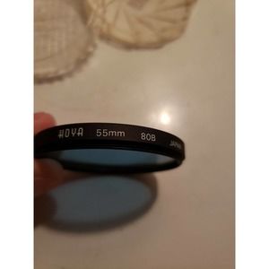 Hoya 55mm 80B Filter - Blue Color Correction - Made in Japan